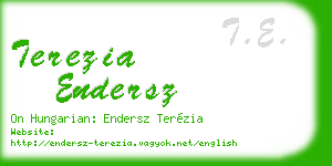 terezia endersz business card